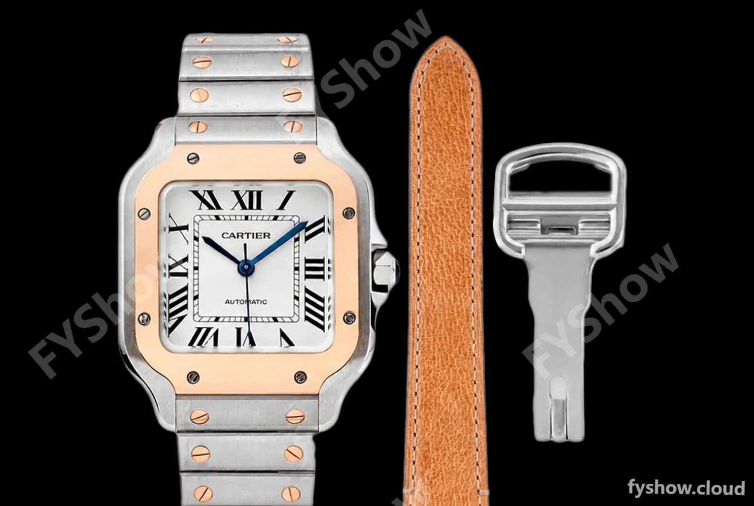 Cartier - Santos De Cartier 35mm Automatic RG/SS White BVF MY9039 - Image 2