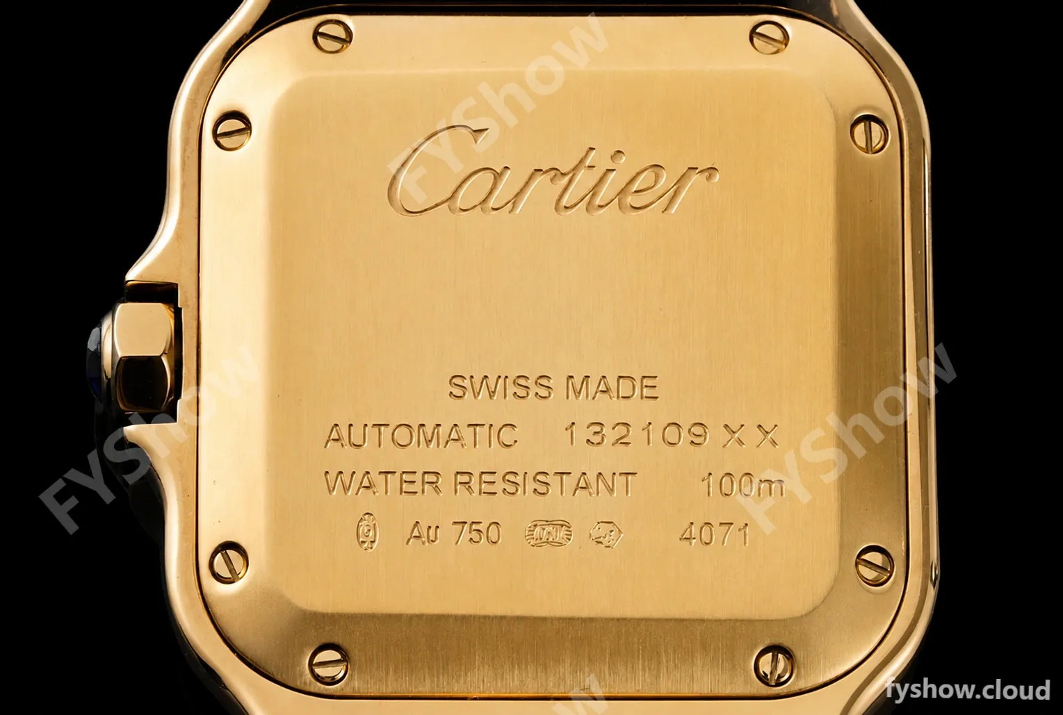 Cartier - Santos De Cartier 35mm Automatic YG/YG White BVF MY9039 - Image 10