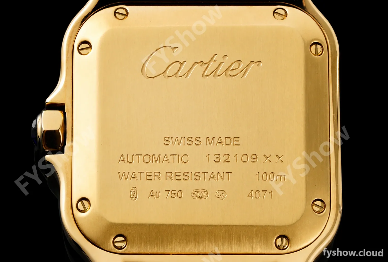 Cartier - Santos De Cartier 35mm Automatic YG/YG White BVF MY9039 - Image 9