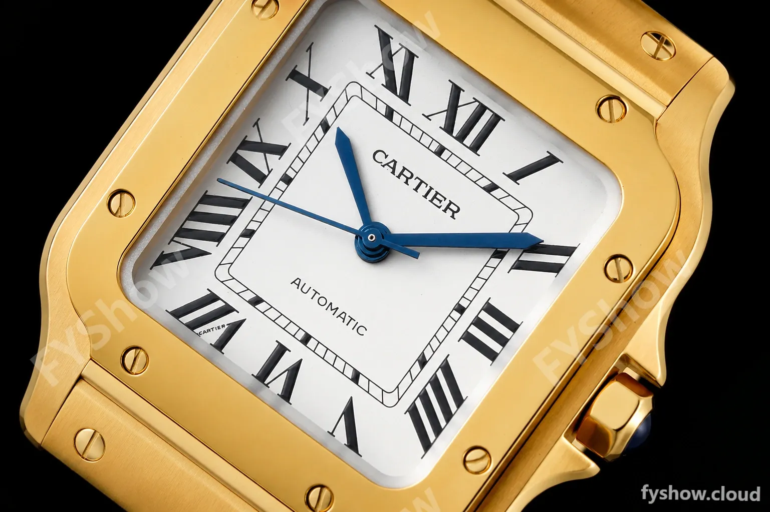 Cartier - Santos De Cartier 35mm Automatic YG/YG White BVF MY9039 - Image 12