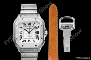 Cartier - Santos De Cartier 35mm Automatic SS/SS White BVF MY9015