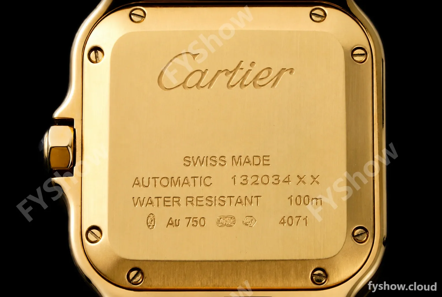 Cartier - Santos De Cartier 35mm Automatic Diams YG/YG White BVF MY9039 - Image 4
