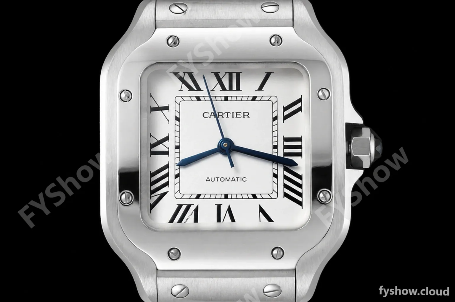 Cartier - Santos De Cartier 35mm Automatic SS/SS White AF MY9015 - Image 2