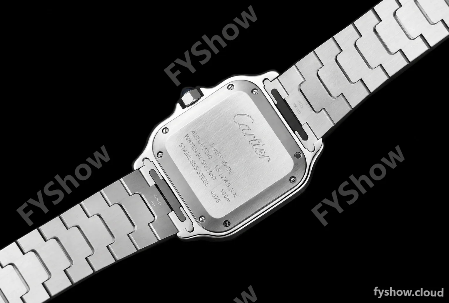 Cartier - Santos De Cartier 35mm Automatic SS/SS White AF MY9015 - Image 23