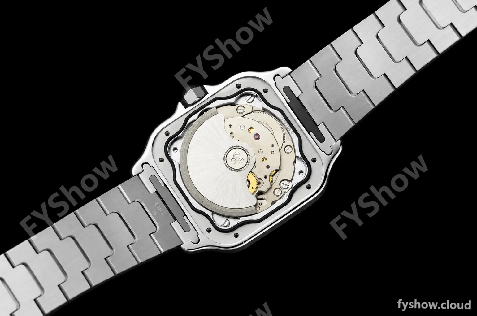 Cartier - Santos De Cartier 35mm Automatic SS/SS White AF MY9015 - Image 24