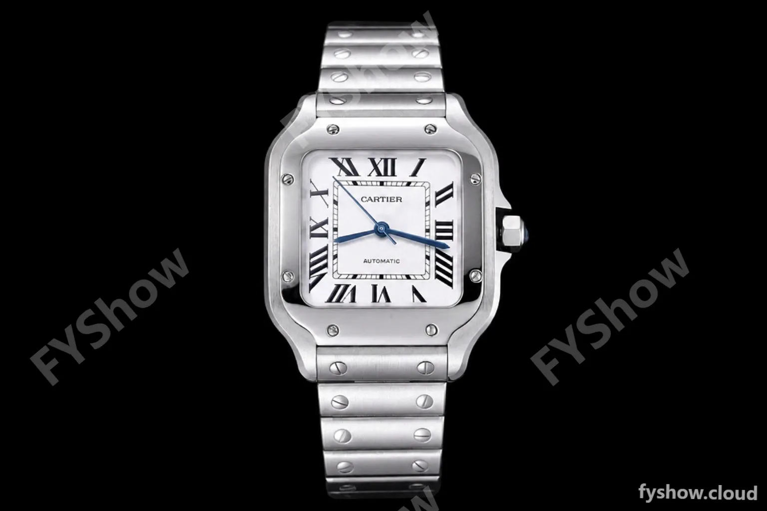 Cartier - Santos De Cartier Ladies Automatic 35mm SS/SS White BVF MY9039