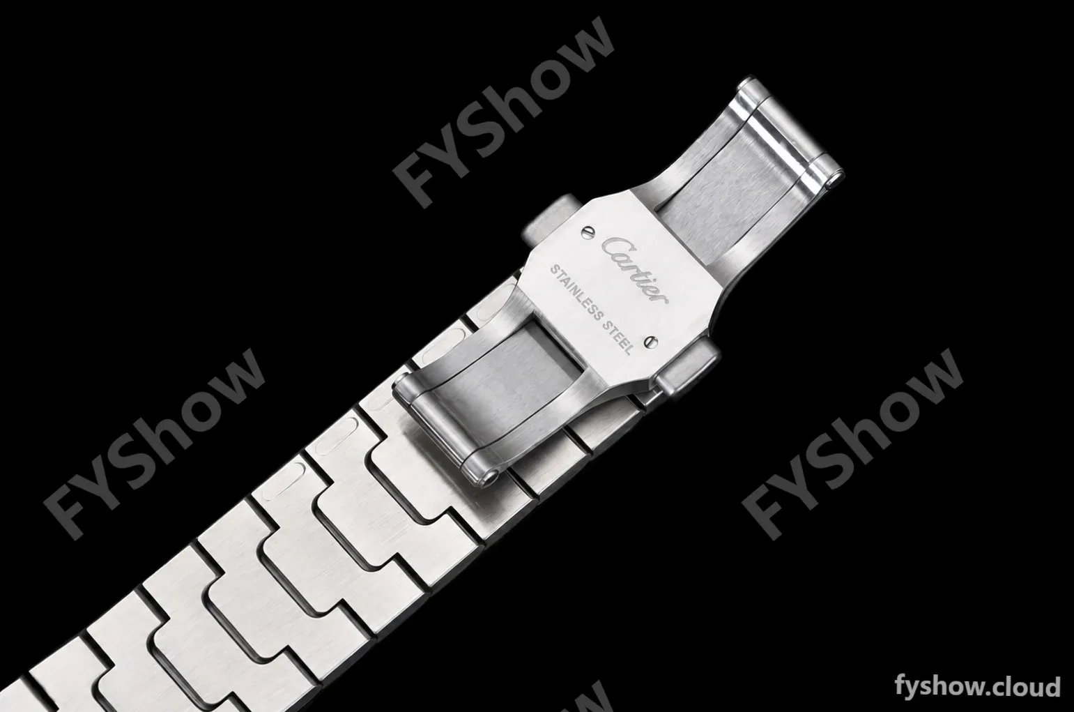 Cartier - Santos De Cartier Ladies Automatic 35mm SS/SS White BVF MY9039 - Image 11