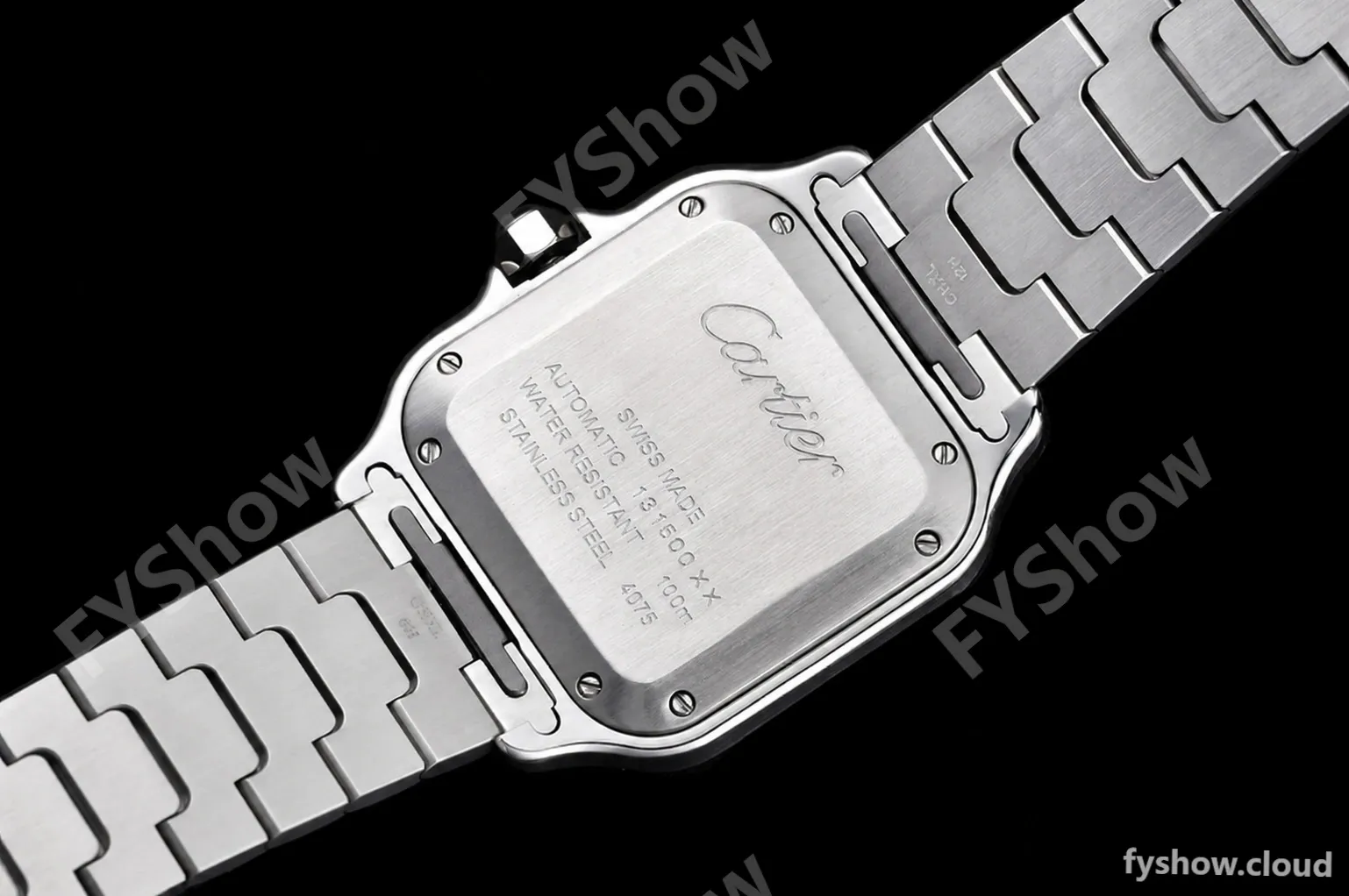 Cartier - Santos De Cartier Ladies Automatic 35mm SS/SS White BVF MY9039 - Image 18
