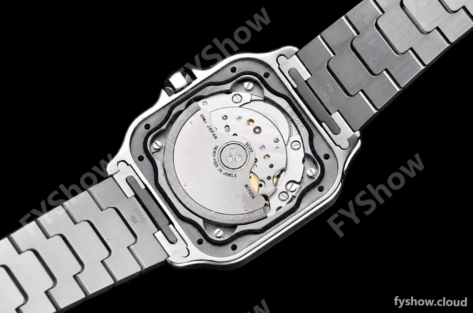 Cartier - Santos De Cartier Ladies Automatic 35mm SS/SS White BVF MY9039 - Image 19