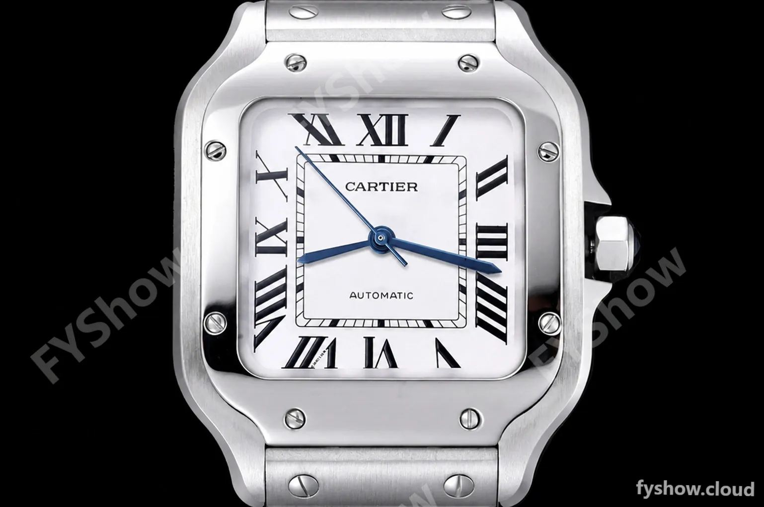 Cartier - Santos De Cartier Ladies Automatic 35mm SS/SS White BVF MY9039 - Image 2