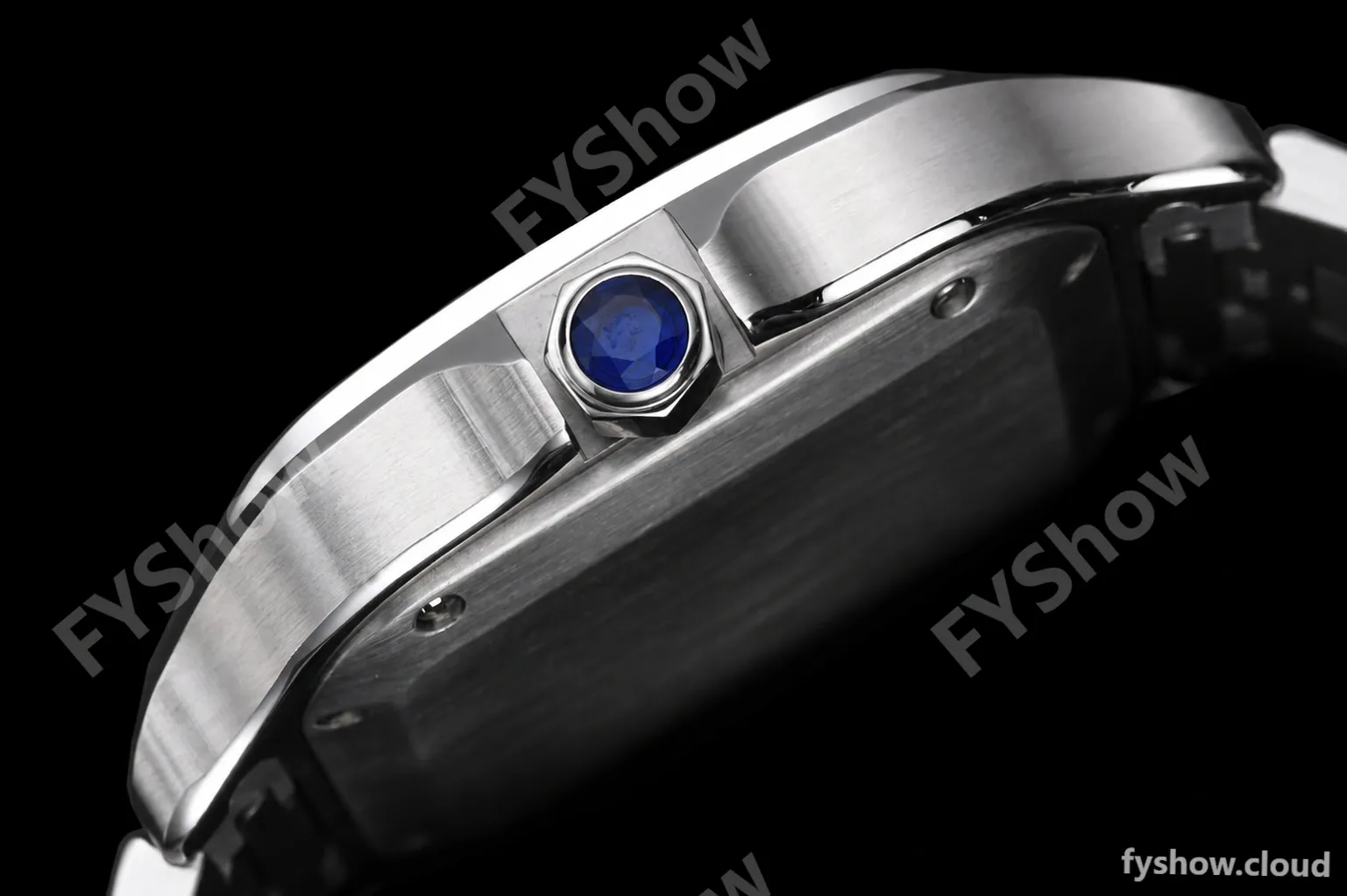 Cartier - Santos De Cartier Ladies Automatic 35mm SS/SS White BVF MY9039 - Image 9