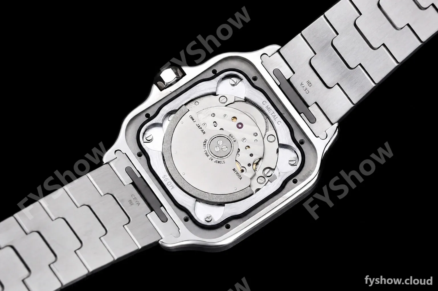 Cartier - Santos De Cartier Mens Automatic 40mm SS/SS White BVF MY9019 - Image 17