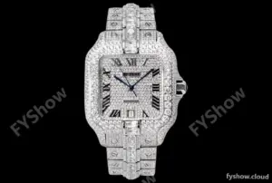 Cartier - Santos De Cartier Mens Automatic 40mm Diamond SS/SS Dia/Rmn TWF A2824