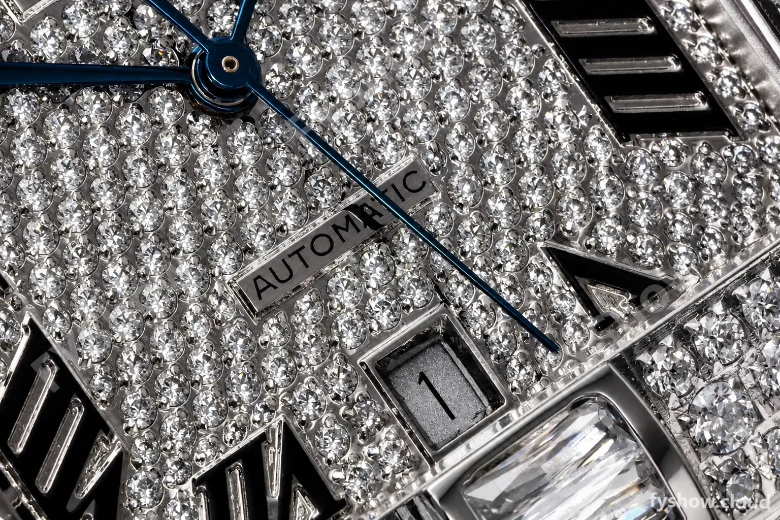 Cartier - Santos De Cartier Mens Automatic 40mm Diamond SS/SS Dia/Rmn TWF A2824 - Image 14