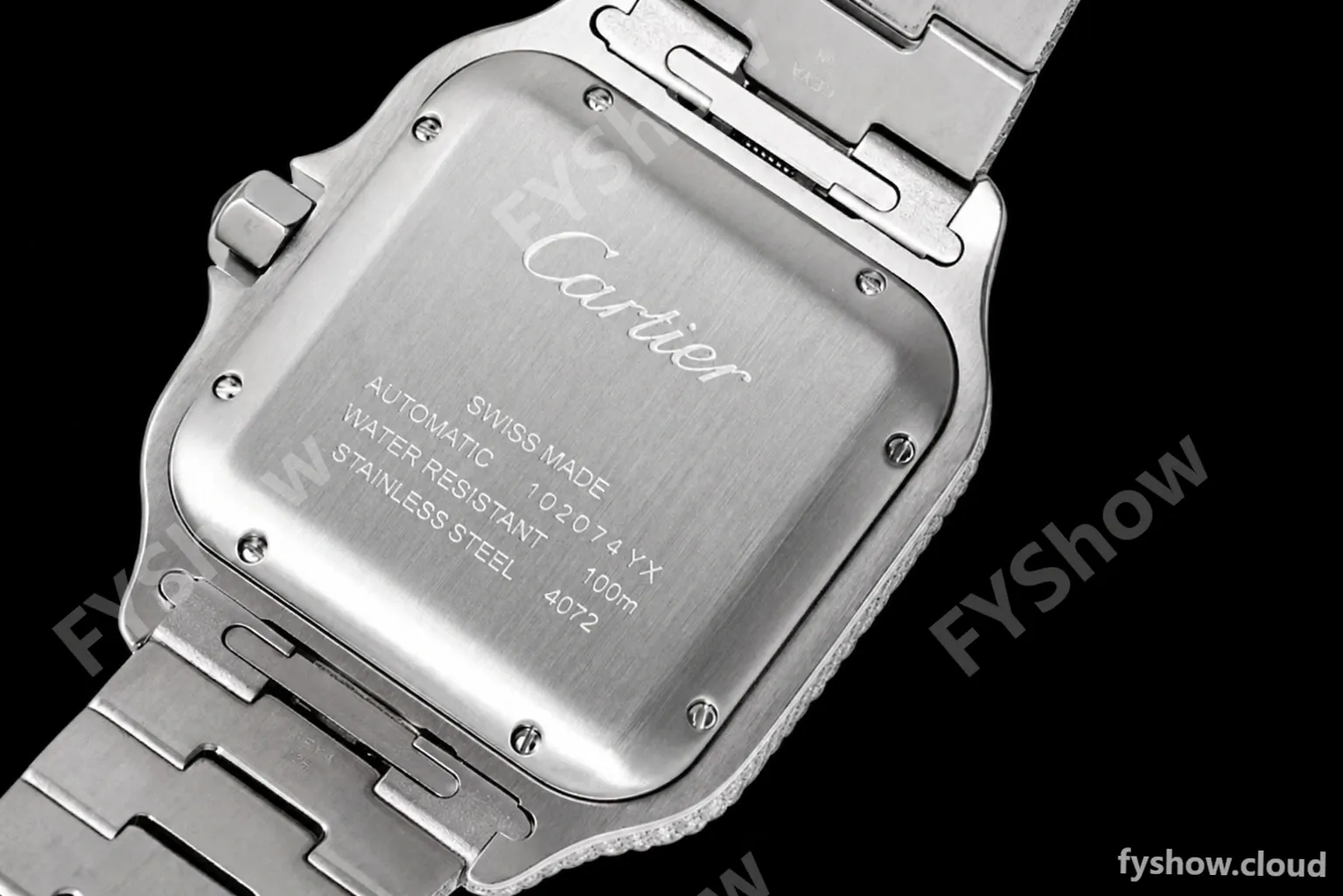 Cartier - Santos De Cartier Mens Automatic 40mm Diamond SS/SS Dia/Ara TWF A2824 - Image 8