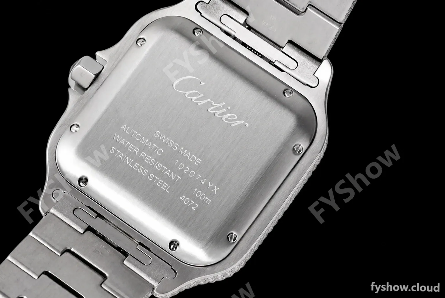 Cartier - Santos De Cartier Mens Automatic 40mm Diamond SS/SS Dia/Ara TWF A2824 - Image 7