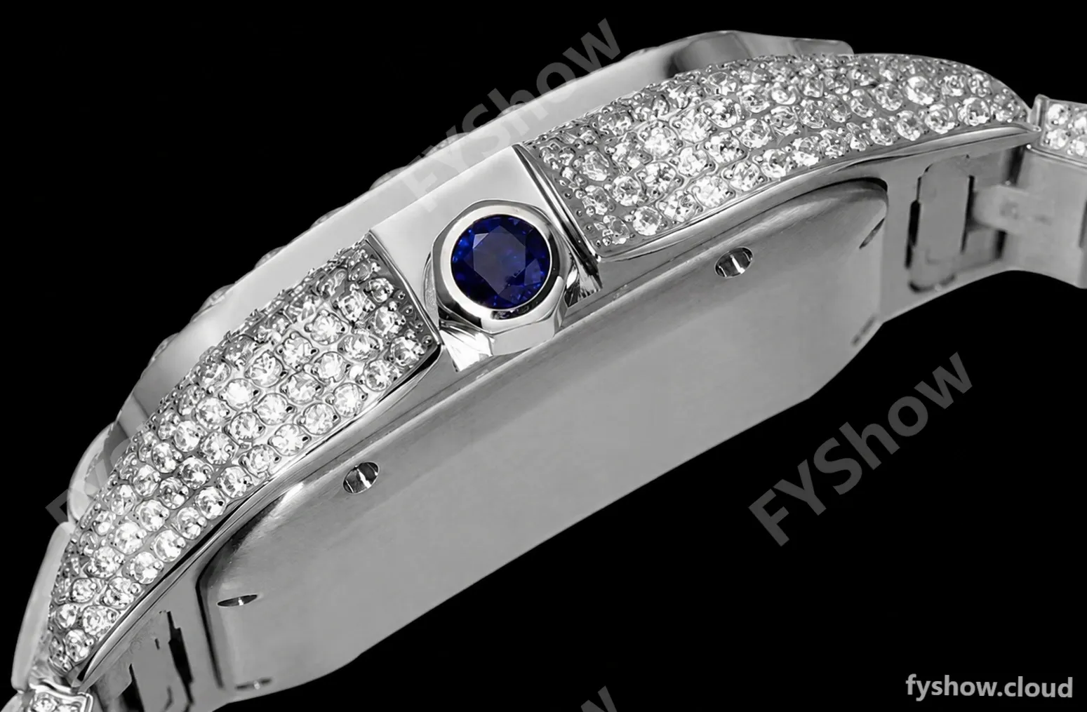 Cartier - Santos De Cartier Mens Automatic 40mm Diamond SS/SS Dia/Ara TWF A2824 - Image 16