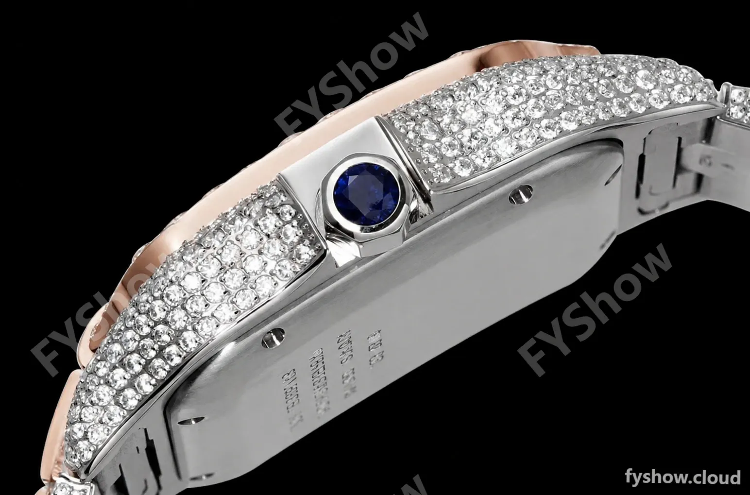Cartier - Santos De Cartier Mens Automatic 40mm Diamond RG/SS Dia/Ara TWF A2824 - Image 16