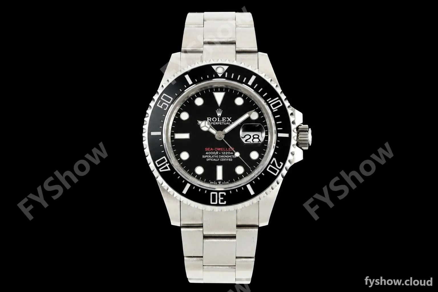 Rolex - Sea-Dweller 126600 43mm 904L Oys SS/SS Black QF VR3235