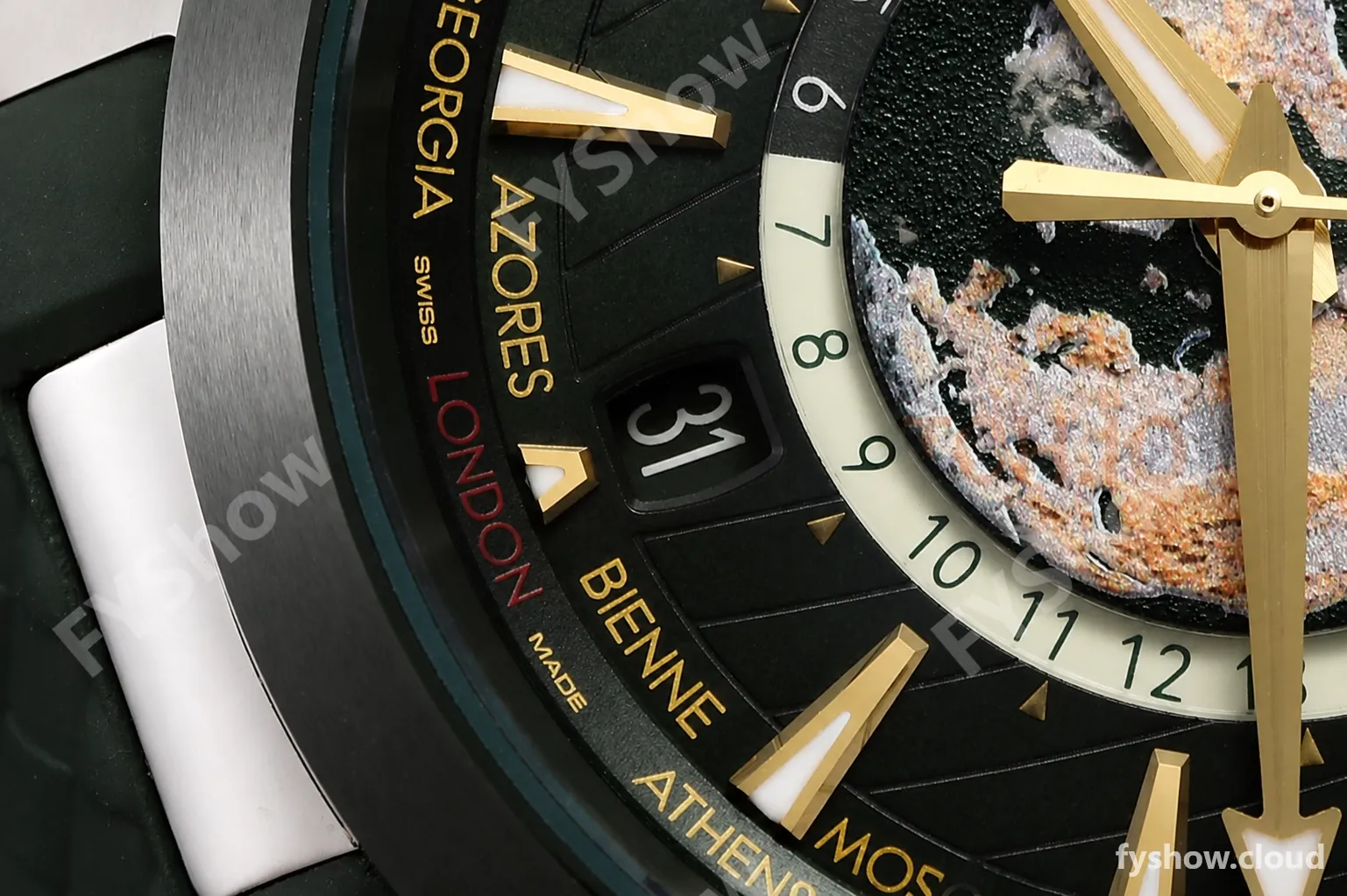 Omega - Seamaster Aqua Terra 150m 43mm Worldtimer SS/RU Green VSF A8938 - Image 4