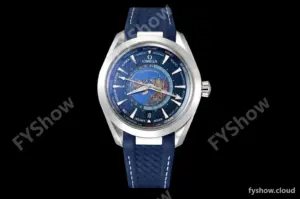 Omega - Seamaster Aqua Terra 150m 43mm Worldtimer SS/RU Blue VSF A8938