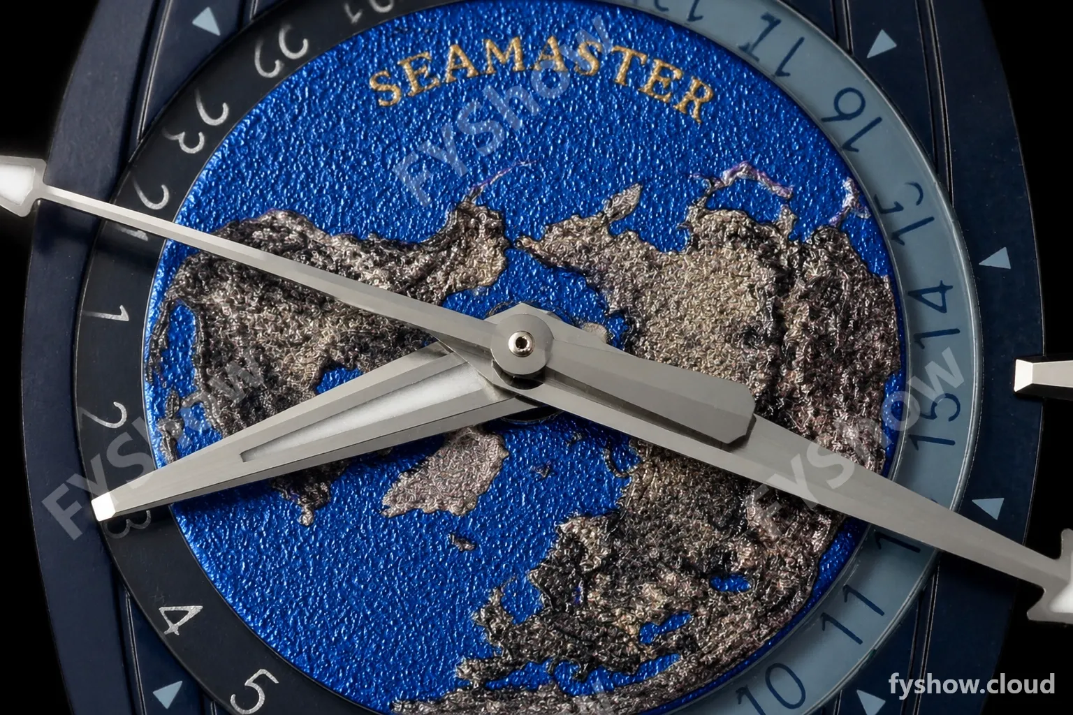 Omega - Seamaster Aqua Terra 150m 43mm Worldtimer SS/RU Blue VSF A8938 - Image 5