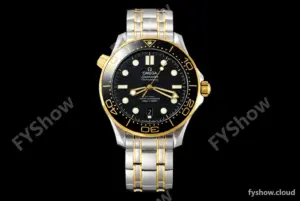 Omega - Seamaster Diver 300m 42mm YG/SS Black VSF A8800
