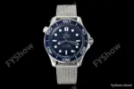 Omega - Seamaster Diver 300M 42mm James Bond 60th Anniv. SS/SS Blue VSF A8806