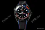 Omega - Seamaster Planet Ocean GMT 600m ETNZ Deep Black 45.5mm SS/RU Blk/Cer Black VSF A8906