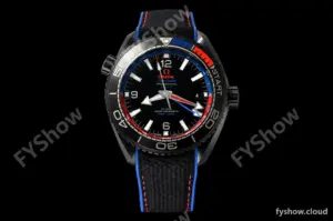 Omega - Seamaster Planet Ocean GMT 600m ETNZ Deep Black 45.5mm SS/RU Blk/Cer Black VSF A8906