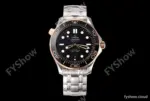 Omega - Seamaster Diver 300m 42mm Ceramic RG/SS Black Dial VSF V4 VS8800