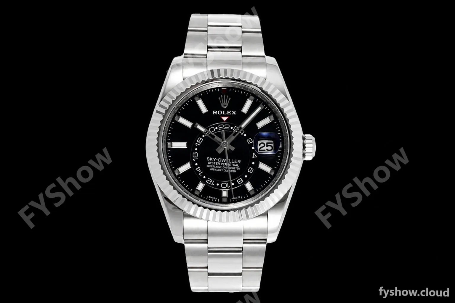 Rolex - Skydweller 42mm 326934 Oyster SS/SS Black ZF A2824