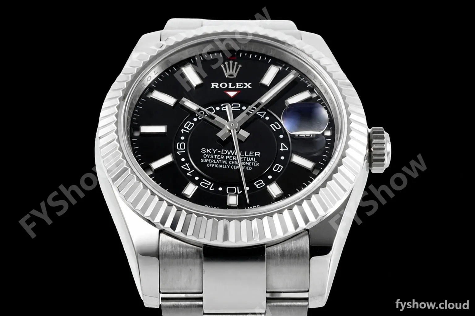 Rolex - Skydweller 42mm 326934 Oyster SS/SS Black ZF A2824 - Image 4
