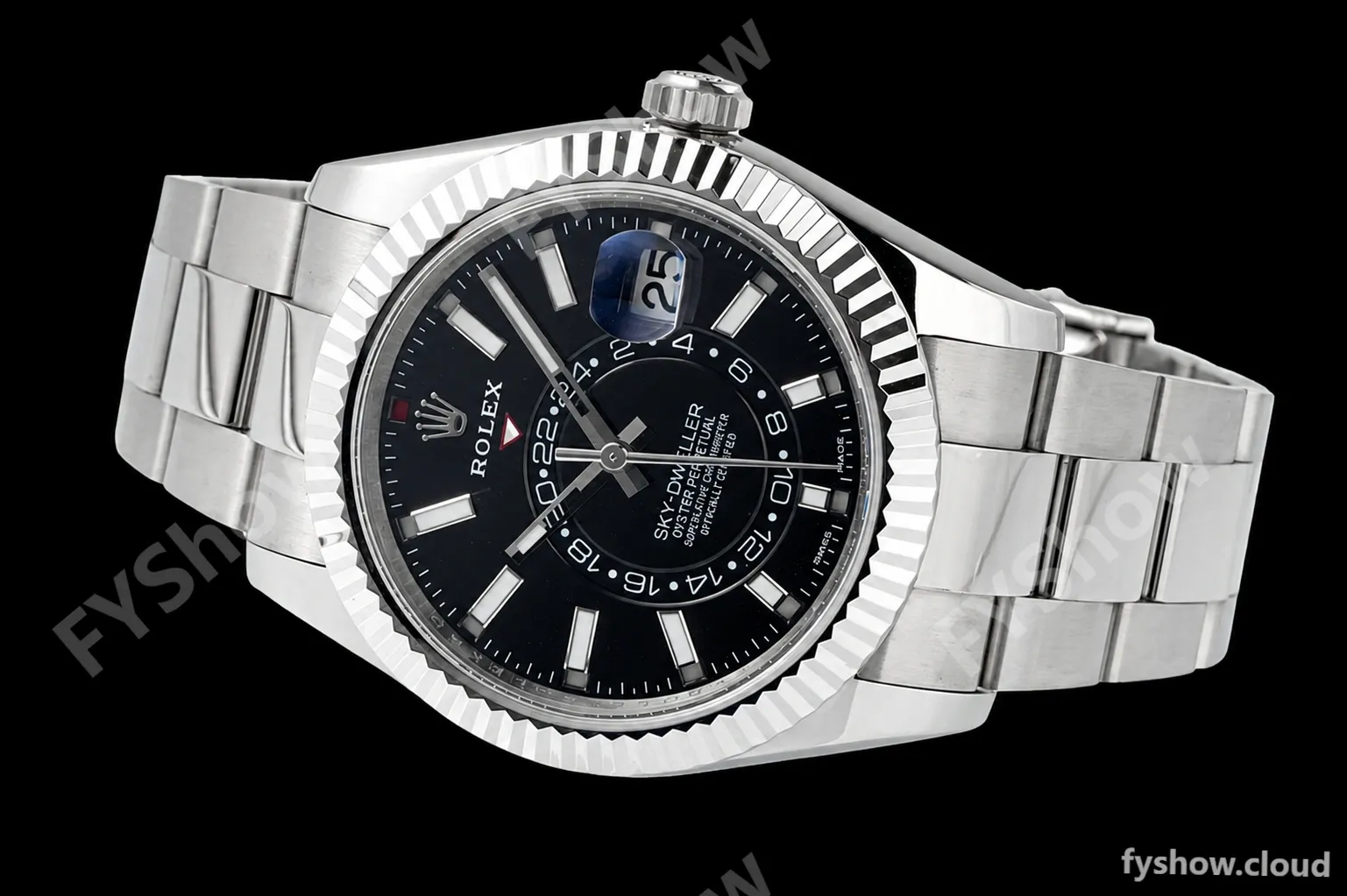 Rolex - Skydweller 42mm 326934 Oyster SS/SS Black ZF A2824 - Image 5