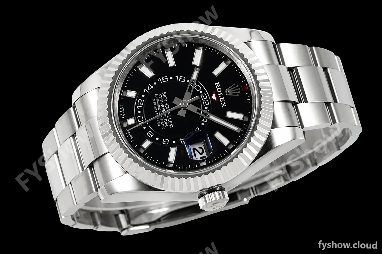 Rolex - Skydweller 42mm 326934 Oyster SS/SS Black ZF A2824 - Image 7