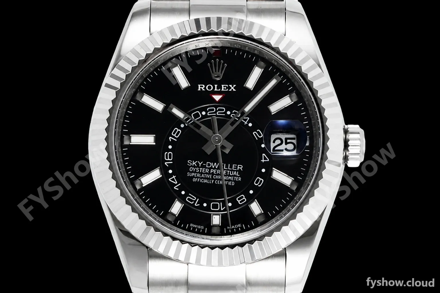 Rolex - Skydweller 42mm 326934 Oyster SS/SS Black ZF A2824 - Image 9