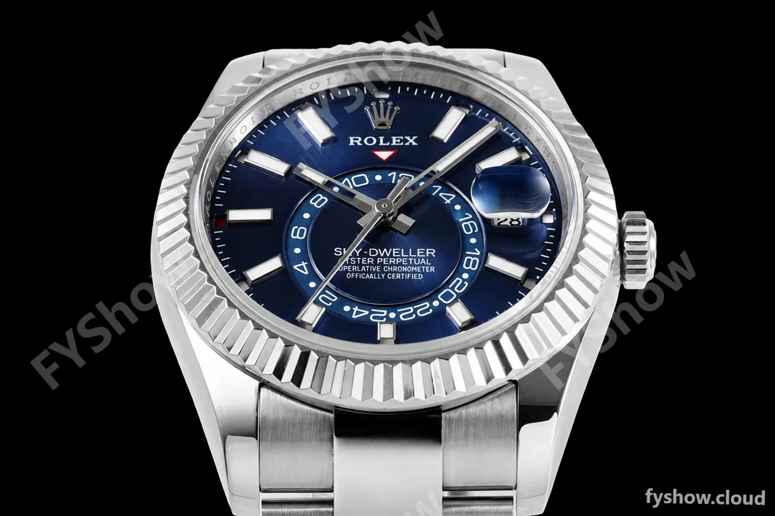 Rolex - Skydweller 42mm 326934 Oyster SS/SS Blue ZF A2824 - Image 9