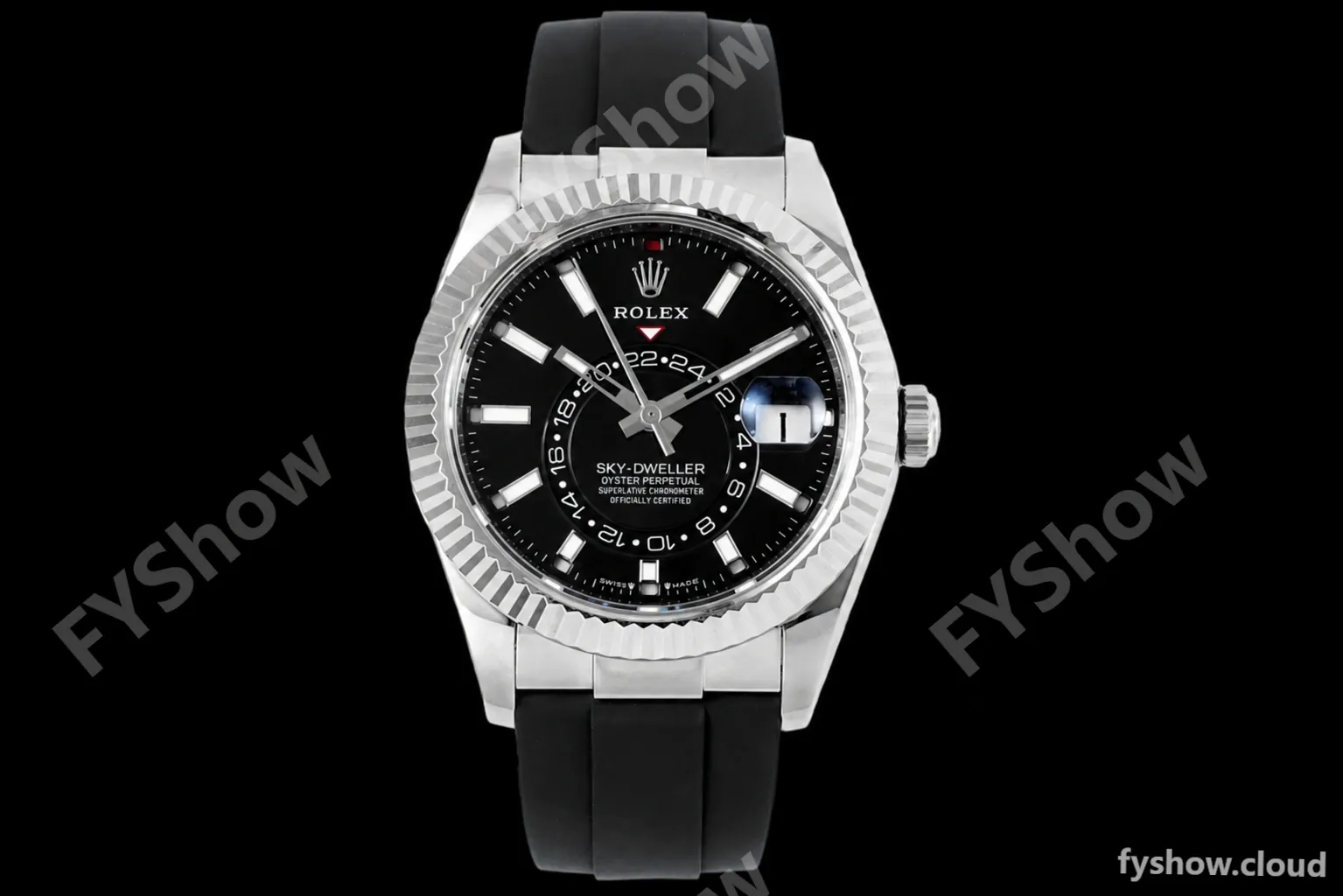 Rolex - Skydweller 42mm 336239 Gain Weight SS/RU Black ZF V2 A2824