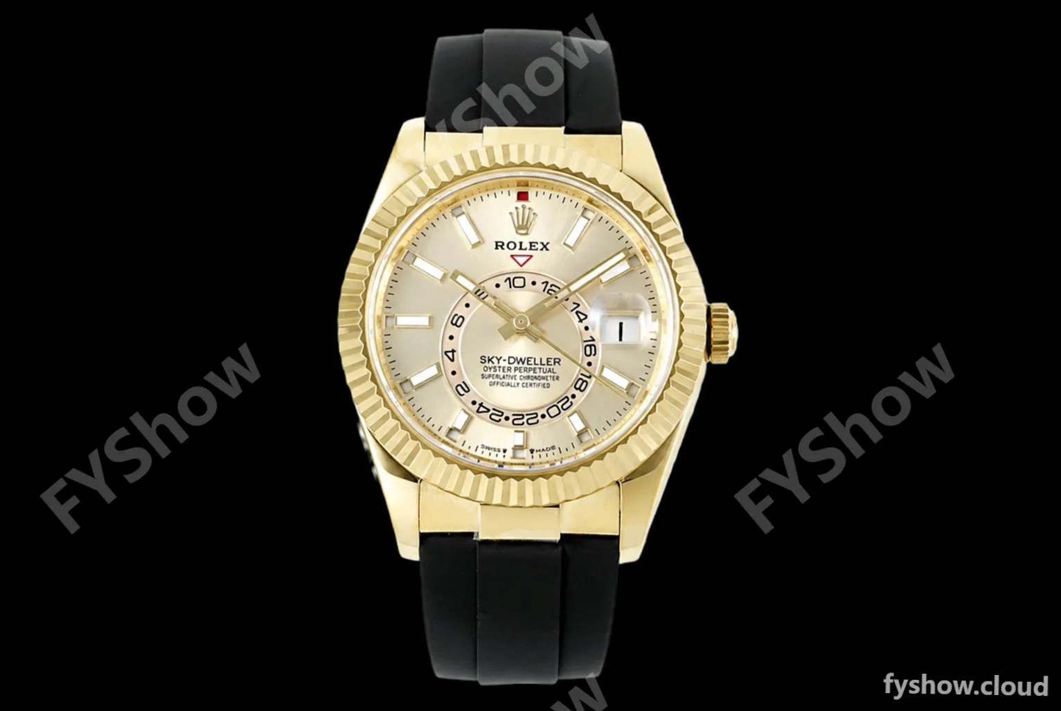 Rolex - Skydweller 42mm 336238 Gain Weight YG/RU Champ ZF V2 A2824