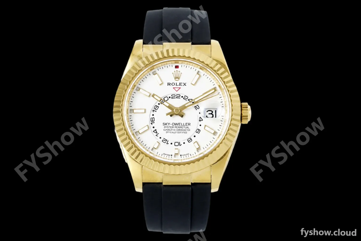 Rolex - Skydweller 42mm 336238 Gain Weight YG/RU White ZF V2 A2824