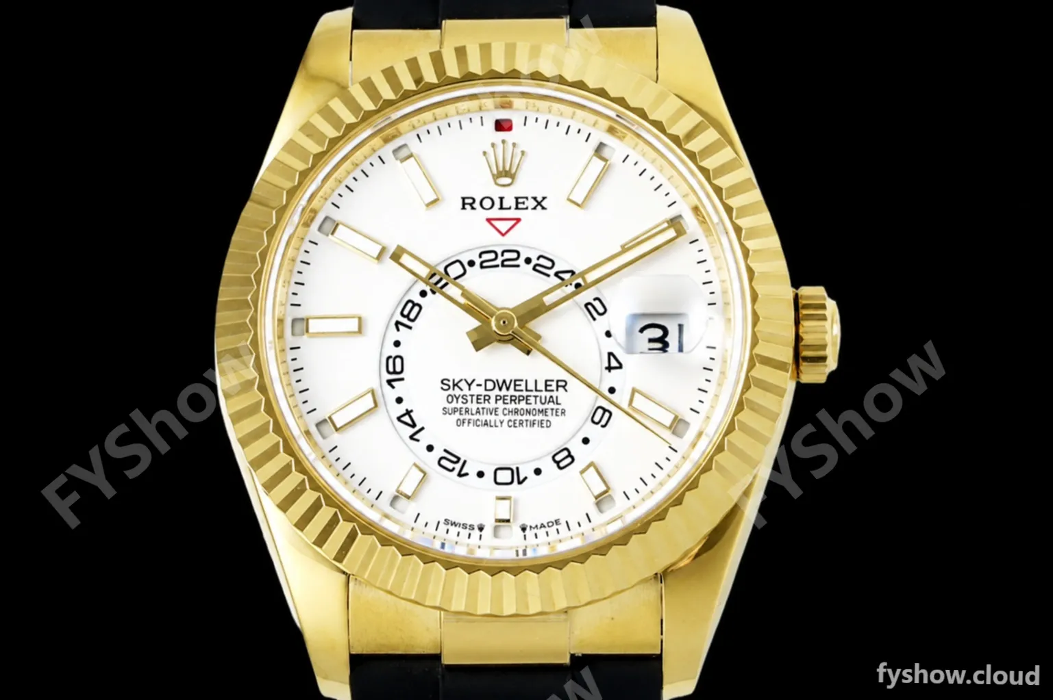 Rolex - Skydweller 42mm 336238 Gain Weight YG/RU White ZF V2 A2824 - Image 6