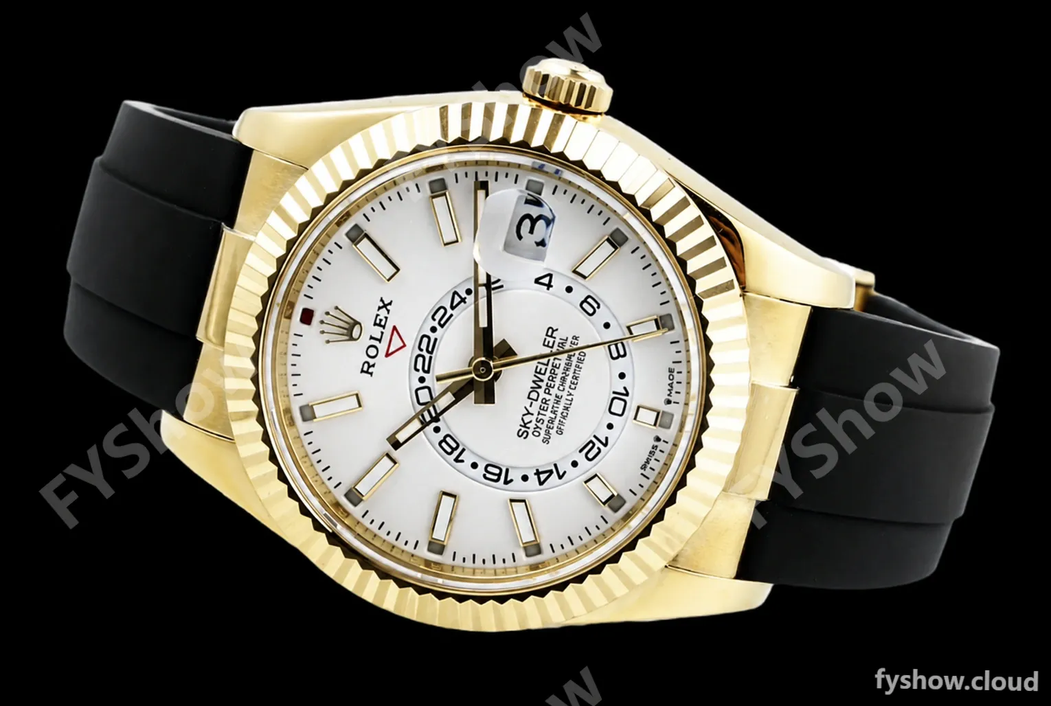 Rolex - Skydweller 42mm 336238 Gain Weight YG/RU White ZF V2 A2824 - Image 8