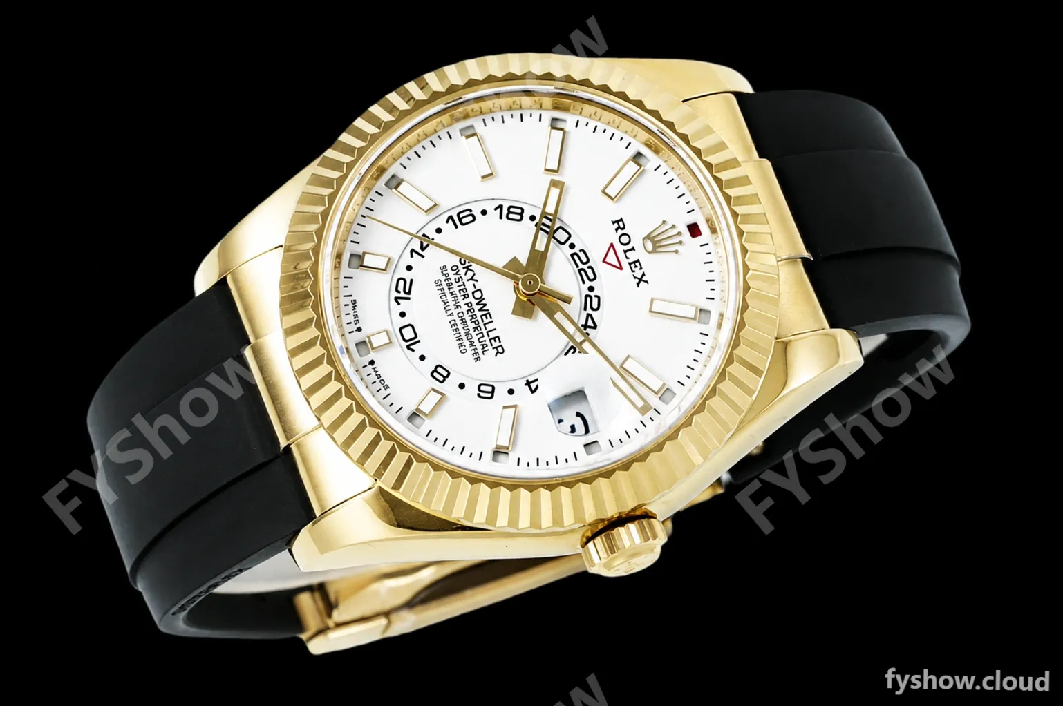 Rolex - Skydweller 42mm 336238 Gain Weight YG/RU White ZF V2 A2824 - Image 9