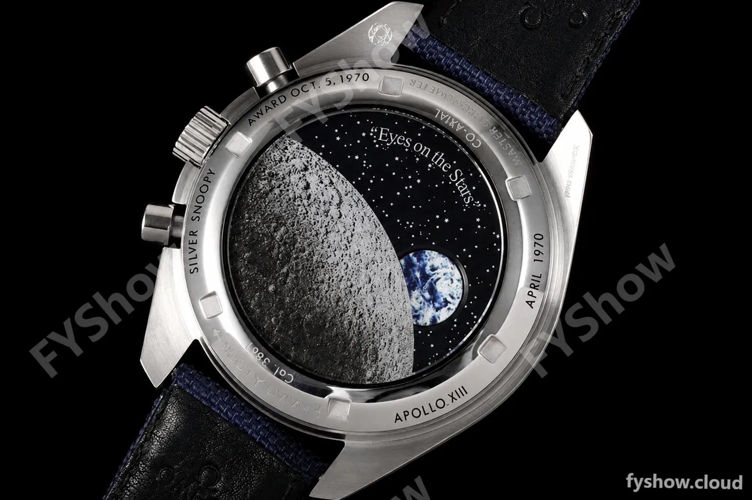 Omega - Speedmaster "Silver Snoopy Award" 50th Anniversary 42mm SS/NY Wht/Blue GSF Cal.3861 - Image 7