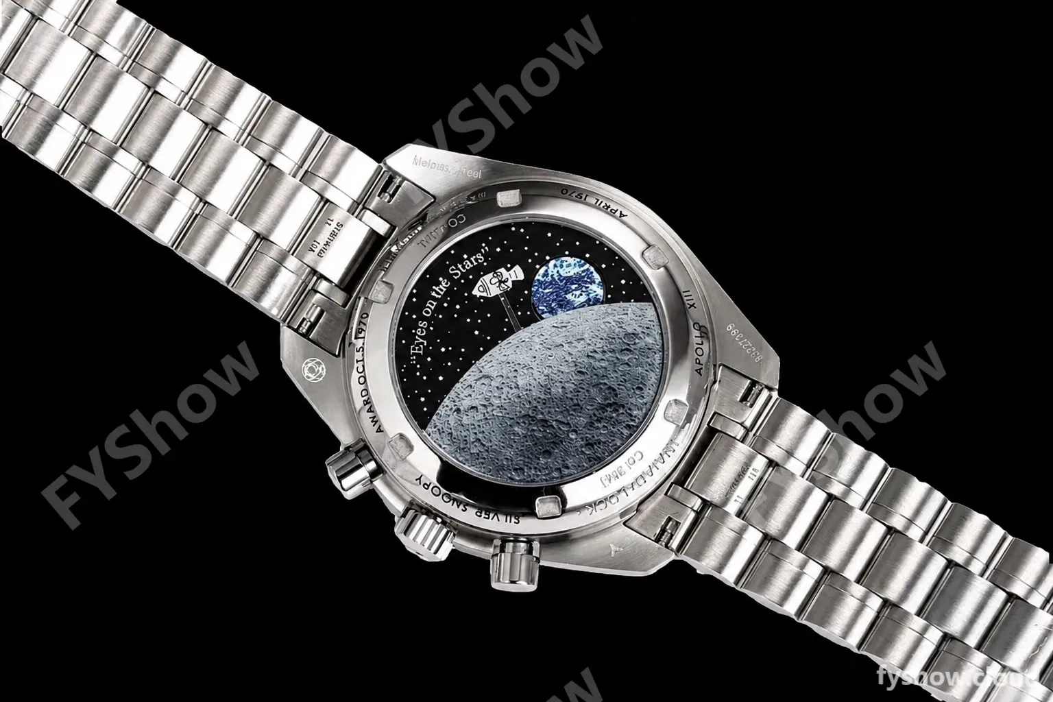 Omega - Speedmaster "Silver Snoopy Award" 50th Anniversary 42mm SS/NY Wht/Blue OSF V2 Cal.3861 - Image 18
