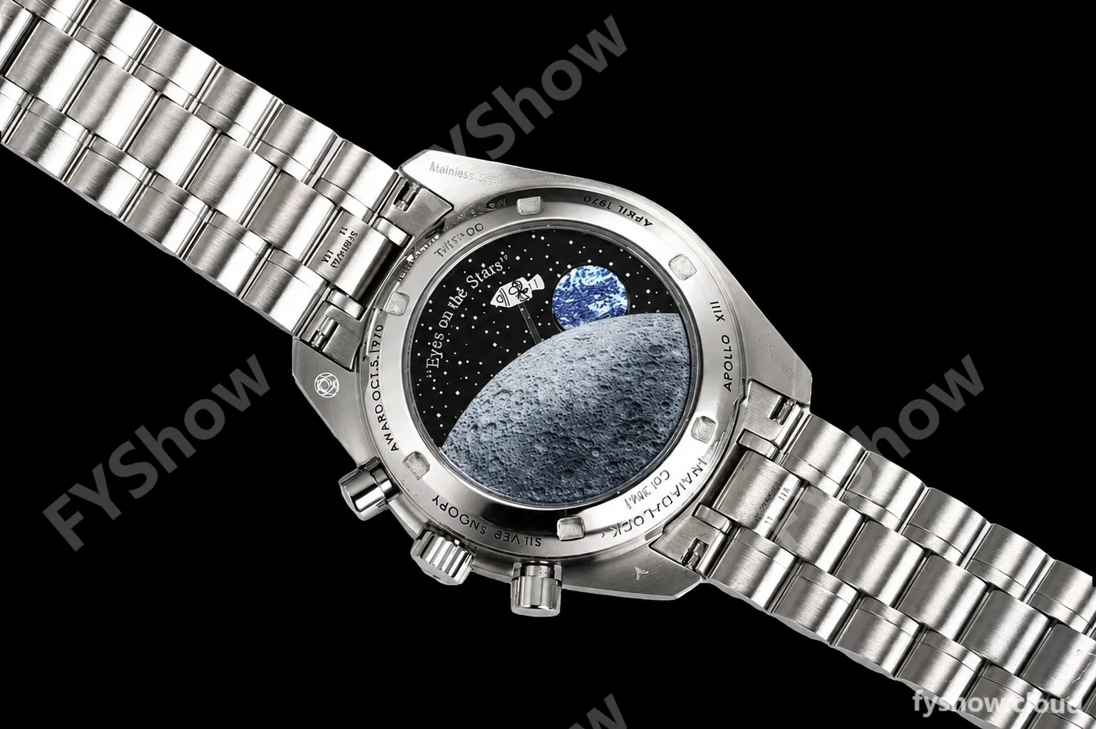 Omega - Speedmaster "Silver Snoopy Award" 50th Anniversary 42mm SS/NY Wht/Blue OSF V2 Cal.3861 - Image 17