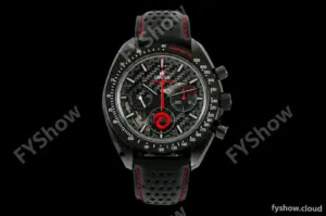 Omega - Speedmaster Dark Side of the Moon Team Alinghi 44.25mm CER/RU Carbon Fiber Skeleton Dial BLSF Cal. 1865 Mod