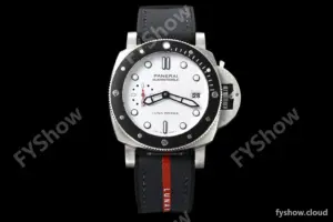 Panerai - PAM1579 Submersible Luna Rossa 42mm SS/RU White VSF P900