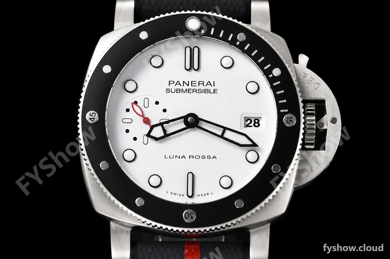 Panerai - PAM1579 Submersible Luna Rossa 42mm SS/RU White VSF P900 - Image 2