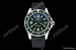 Breitling - Superocean 44mm Red SS/SS Green BLSF A2824